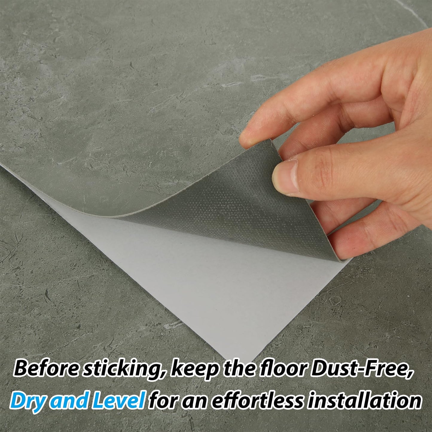AKOLAFE 40 Sheet Vinyl Flooring 12x12 Peel and Stick Floor Tile Waterproof Clearance Vinyl Floor Tiles White & Grey Marble Self Adhesive Floor Tiles Sticky Laminate Flooring for Bathroom Kitchen RV