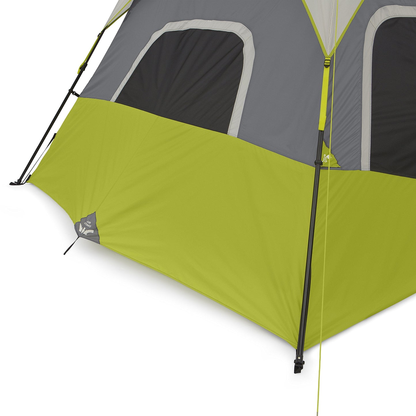 CORE 9 Person Instant Cabin Tent | Large Multi Room Family Pop Up Tent for 2 Minute Camp Setup | Included Storage Pockets for Camping Accessories