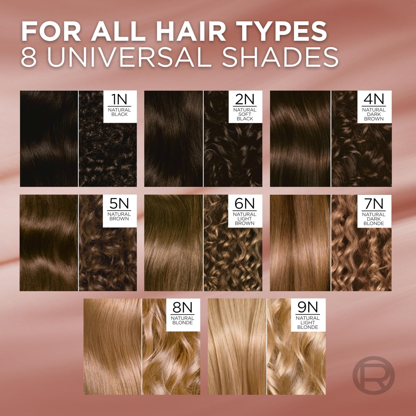 L’Oréal Paris Excellence Universal Nudes Permanent Hair Color, Ammonia Free Hair Dye for Gray Hair Coverage, 9N Natural Light Blonde, 1 Hair Dye Kit