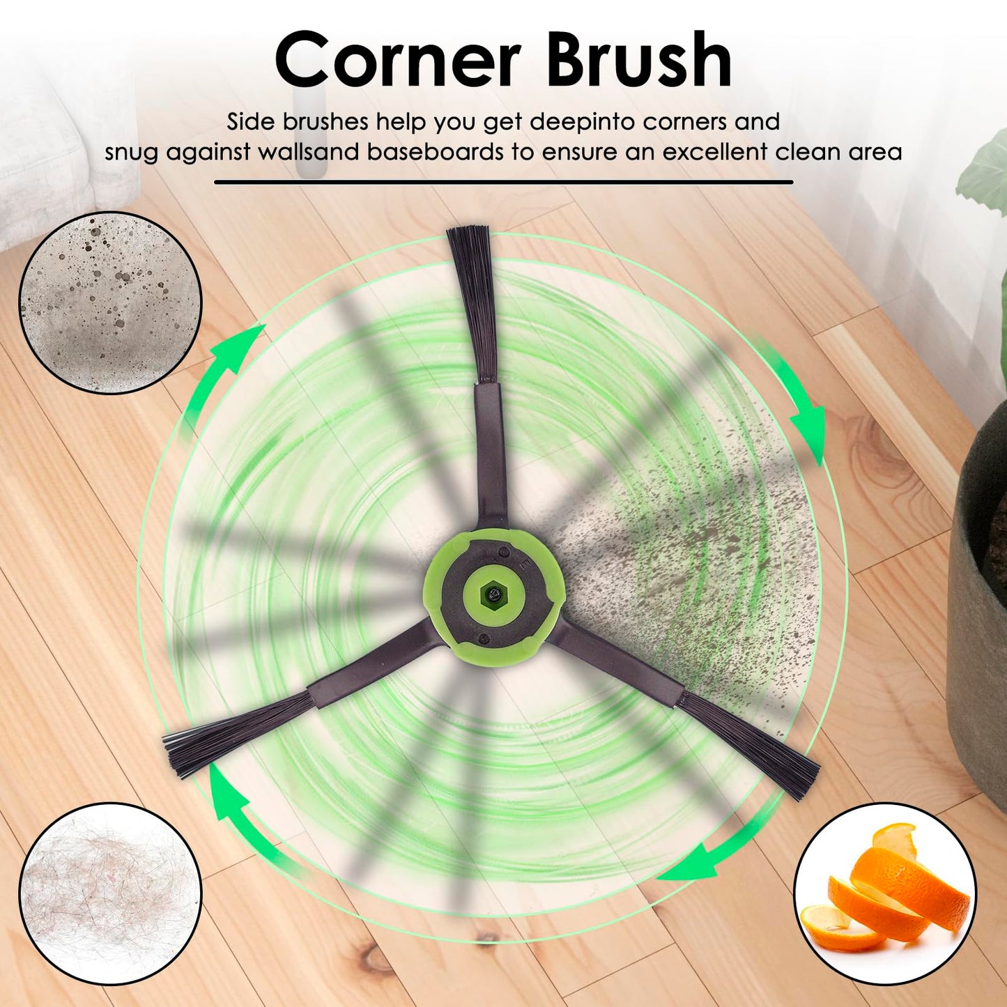 (20 Pack) Combo i5+ Replacement Parts Compatible with iRobot Roomba Combo i5, Combo j5, Combo j5+ Robot Vacuum Accessories, Dual Roller Brushes, 6 Side Brushes, 5 HEPA Filters, 4 Dust Bags, 3 Mop Pads