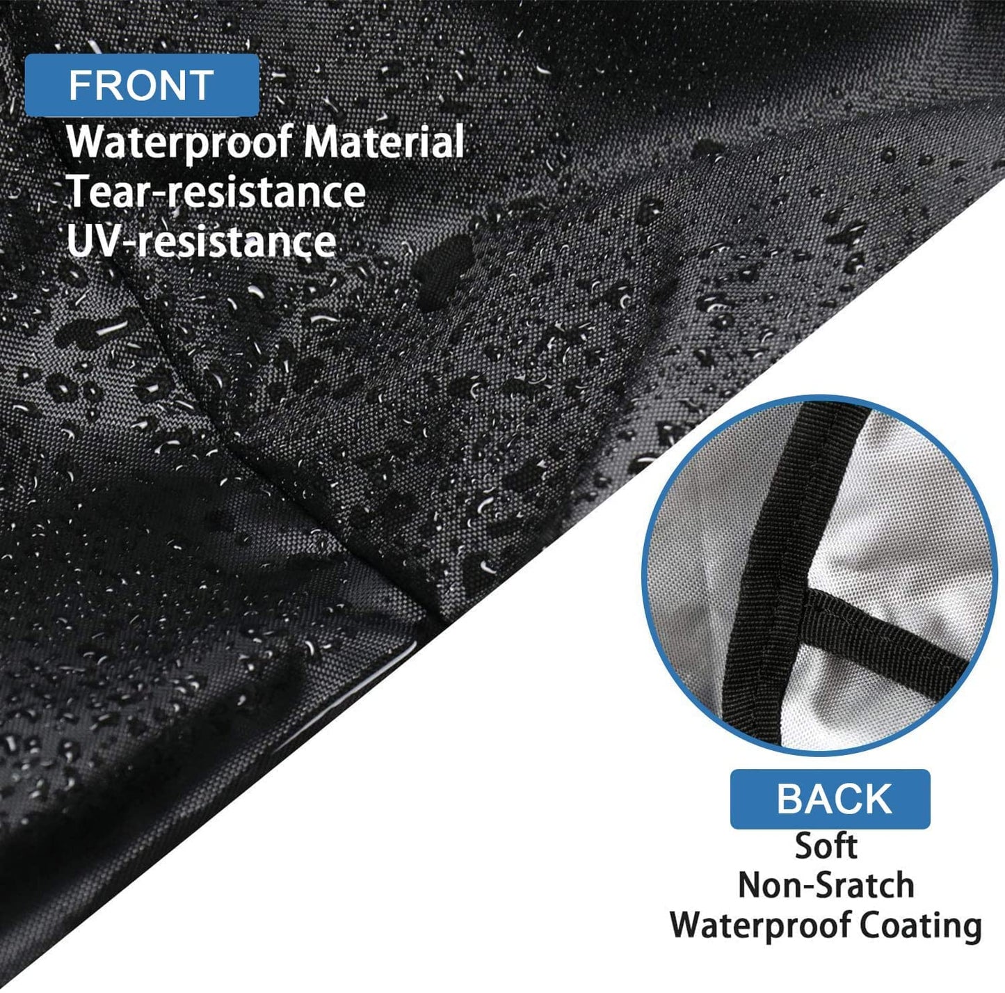 Rilime Treadmill Cover,Treadmill Cover Waterproof Outdoor Protective Cover, Dustproof Treadmill Covers with Zipper for Home Gym Indoor Outdoor(81" L x 37" W x 67" H)