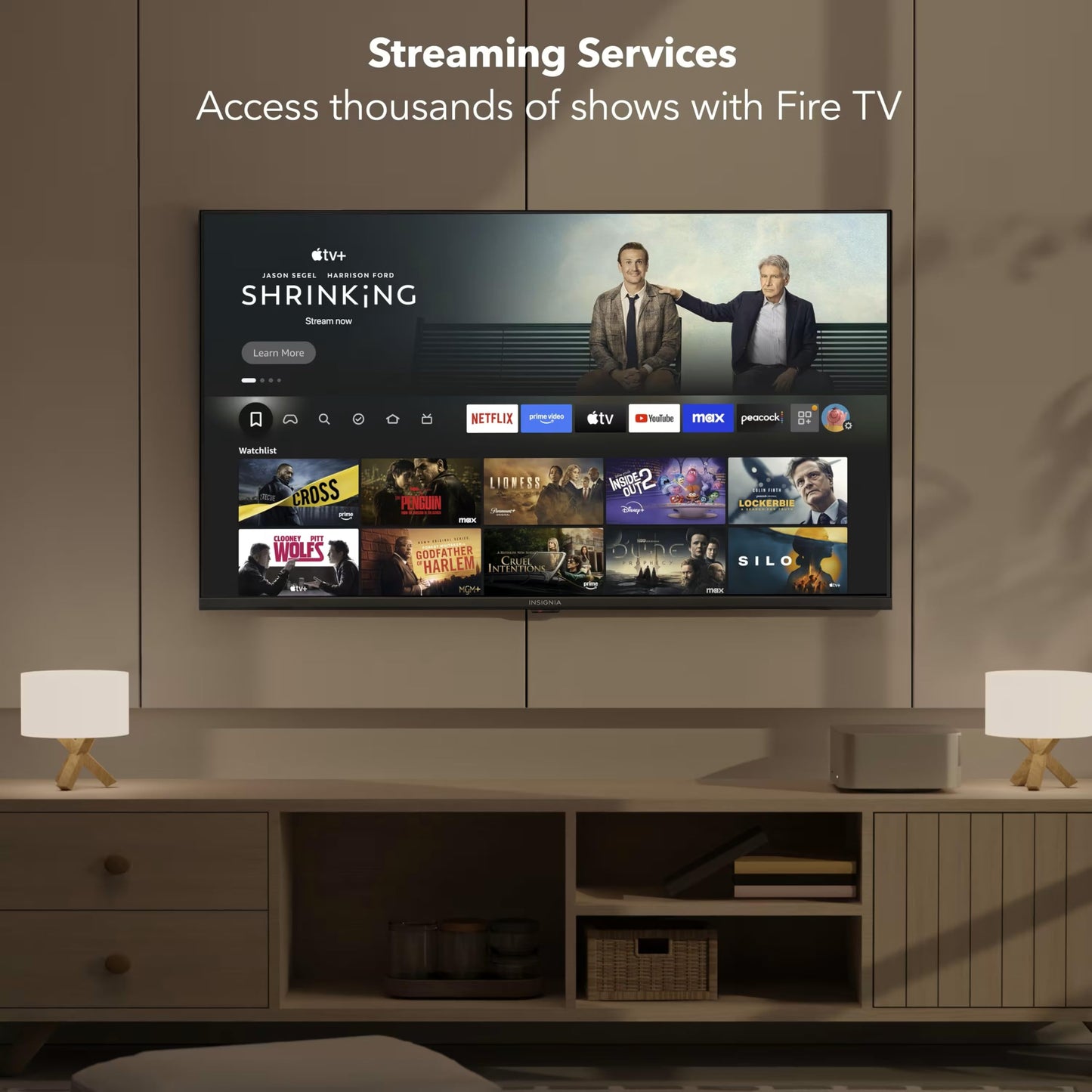 INSIGNIA 50" Class F50 Series LED 4K UHD Smart Fire TV with Alexa Voice Remote (NS-50F501NA26)