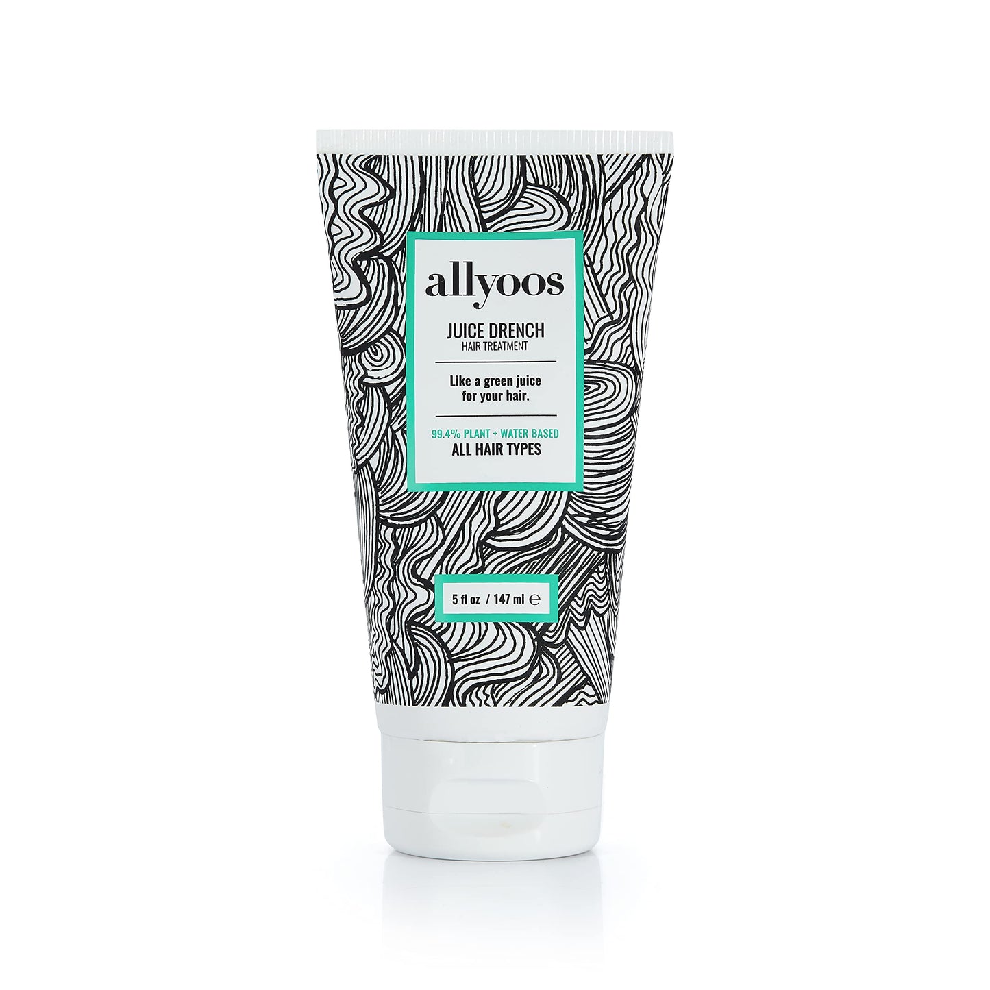 Allyoos Juice Drench, Leave-In Hydrating Hair Mask, Repairs Dry, Dull & Damaged Hair, Silicone Free