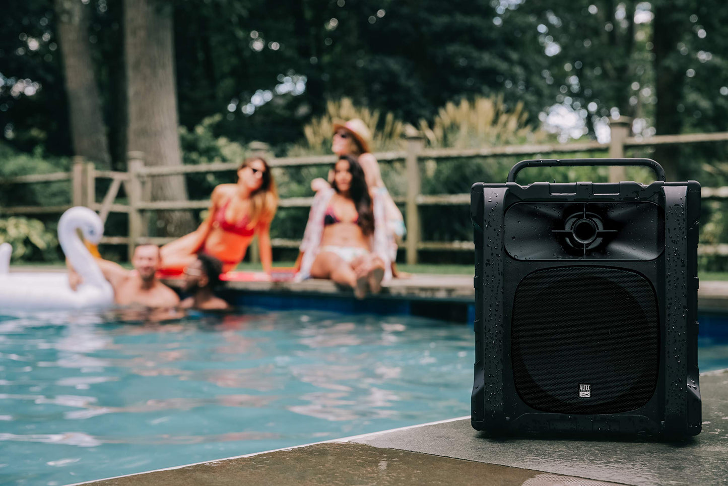 Altec Lansing Sonic Boom - Waterproof Bluetooth Speaker with Phone Charger, IP67 Outdoor Speaker, 3 USB Charging Ports, 50 Foot Range & 20 Hours Battery Life
