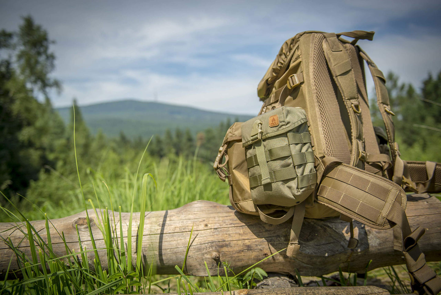 Helikon-Tex Bushcraft Line, E & E Pouch Brown Grey