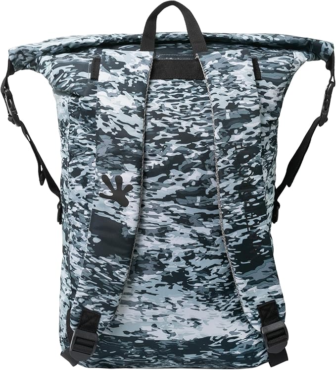 geckobrands Lightweight 30L Waterproof Backpack - Lightweight Watertight Outdoor Bag Hiking Traveling Light Water Activities