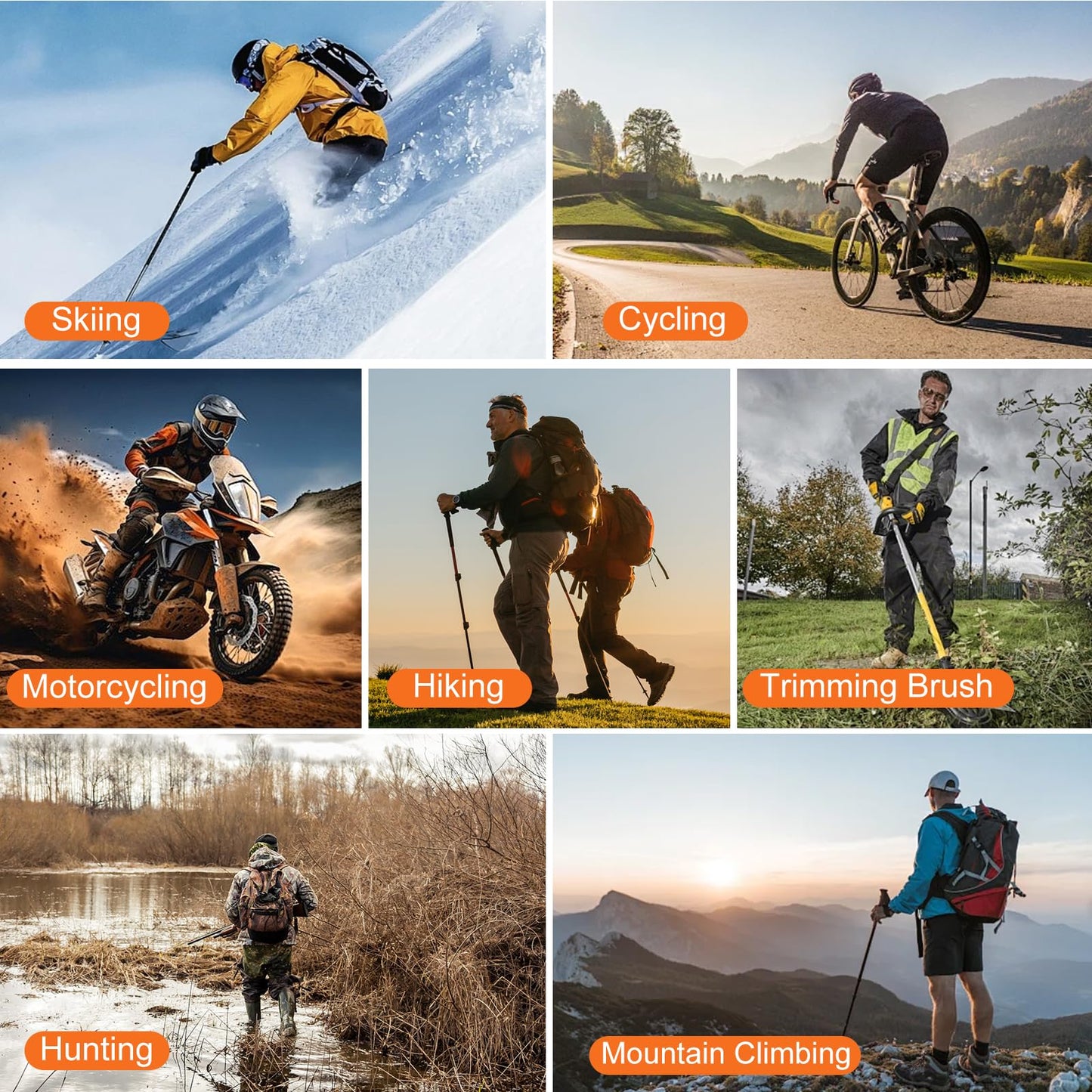 Gators for Hiking Boots and Shoes, Lightweight Adjustable Leg Gaiters for Men Women, Waterproof Hiking Gaiters for Snow,Trail Running,Hiking,Hunting,Walking, Skiing,Snowshoeing,Mountain Climbing