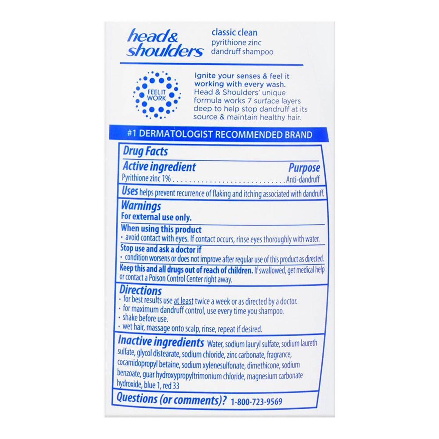 Head & Shoulders 2 in1 Men Dandruff Shampoo and Conditioner, Hair Endurance for Thinning Hair, TSA Approved Mini Toiletries, Travel Size 1.7 oz Bottles (4 Count)