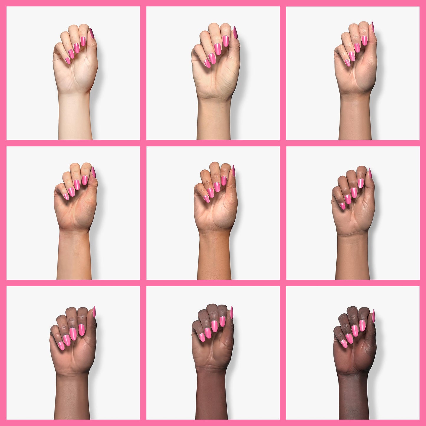 AIMEILI Soak Off U V LED Light Pink Gel Nail Polish - Pertty Pretty in Pink (009) 10ml