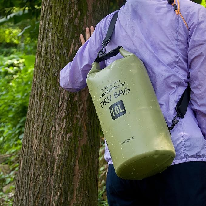 Waterproof Dry Bag Backpack 5L/10L/20L/30L/40L, Roll Top Floating Waterproof Storage Bags for Kayaking, Boating, Swimming, Hiking, Camping and Fishing