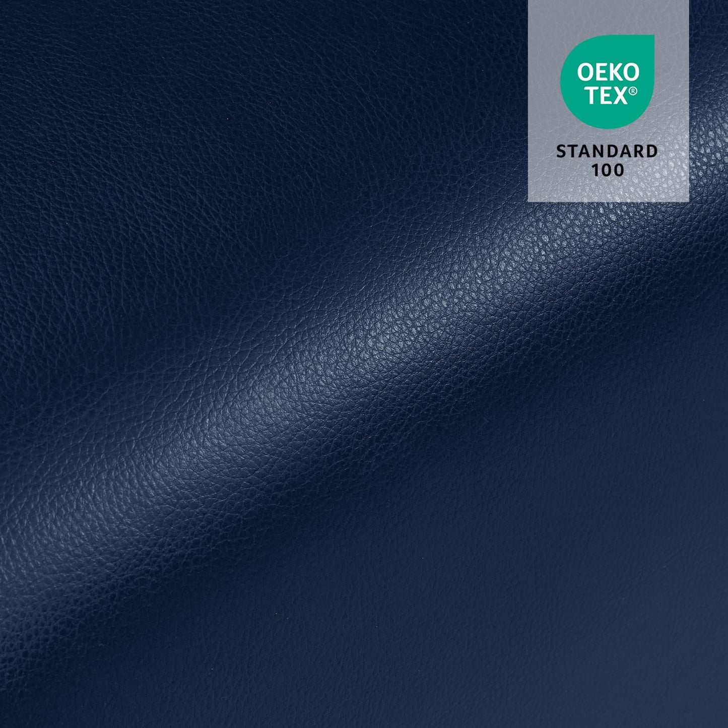 MCombo Power Swivel Glider Rocker Recliner Chair for Living Room with Vibration and Heat, USB Ports, Cup Holders and Pockets, Faux Leather 7785 (Navy Blue)