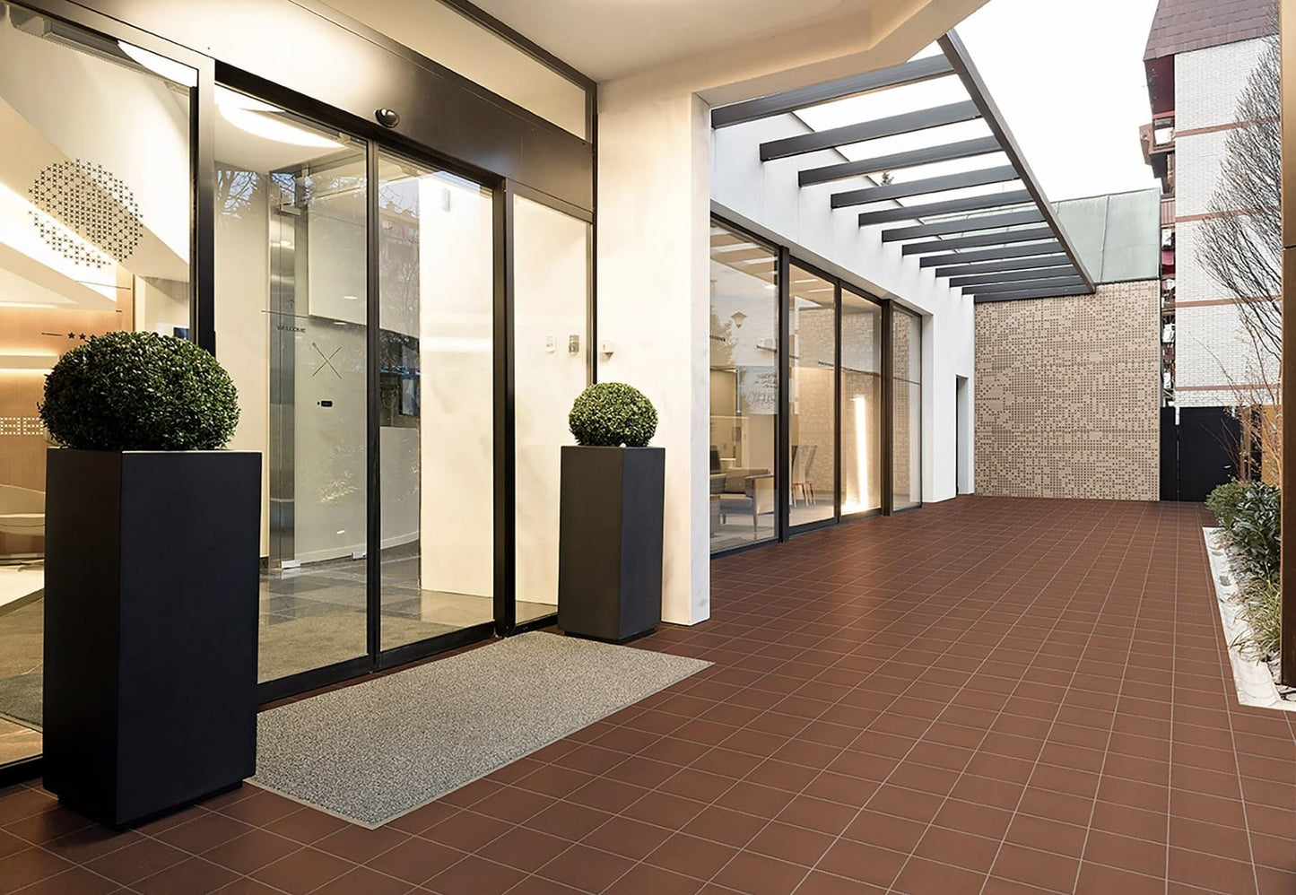Alfagres 6x6 Colonial Red Smooth Quarry Tile – Durable Ceramic Floor Wall Tile Indoor and Outdoor Use,Matte Finish, Non-Slip Surface, Great For Restaurant Hotel Kitchen Spa, Premium Grade- 44 Tile Box