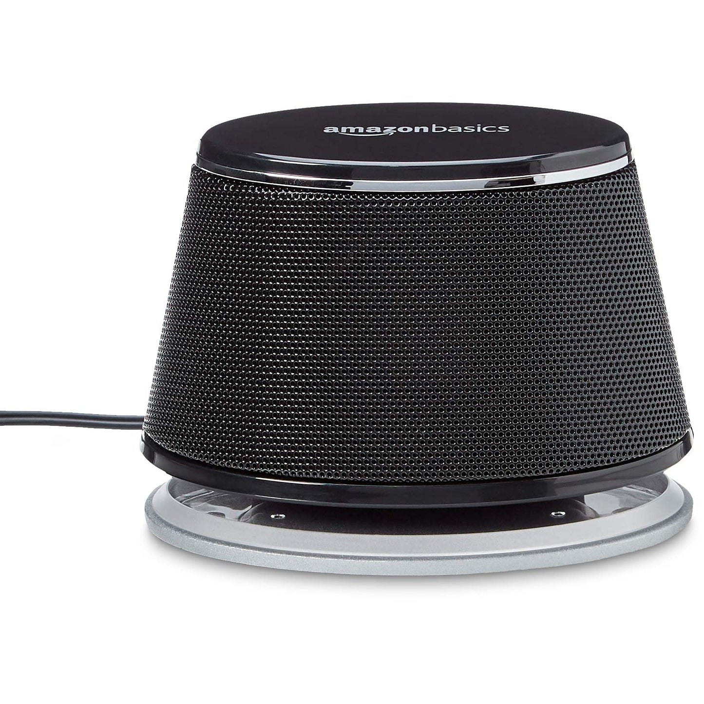 Amazon Basics Stereo 2.0 Speakers for PC or Laptop, 3.5mm Aux input, USB-Powered, 1 Pair, Black