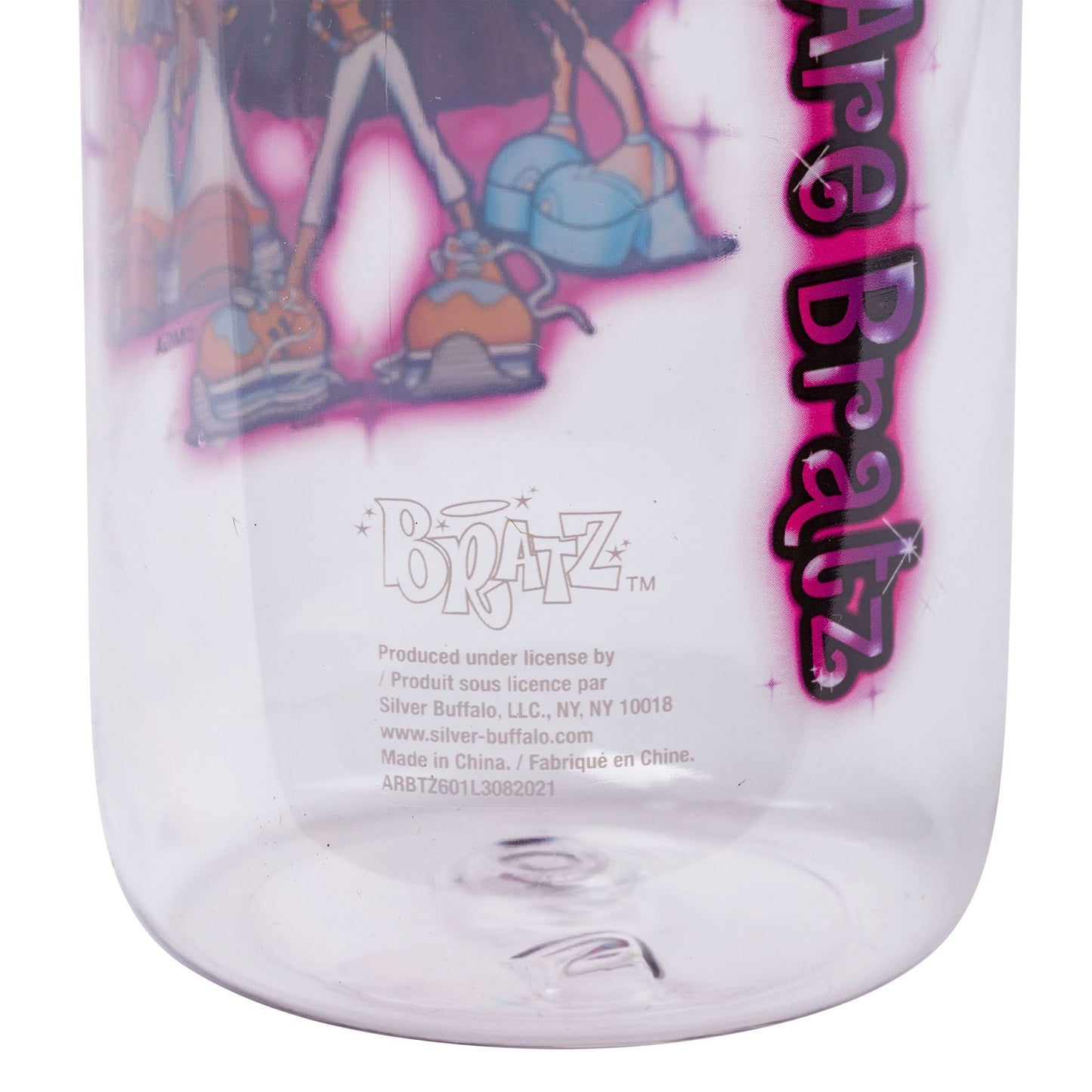 Silver Buffalo Bratz Tritan Water Bottle Screw Top Lid, 28 Ounces