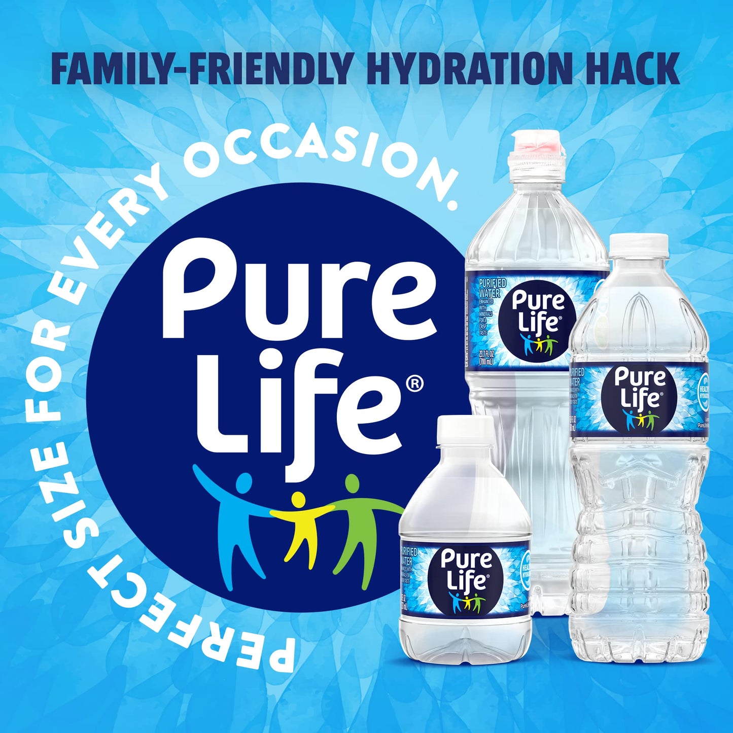 Pure Life, Purified Water, Plastic Bottled Water, Pallet of 78 Cases, Clear, 16.9 Fl Oz (Pack of 78)