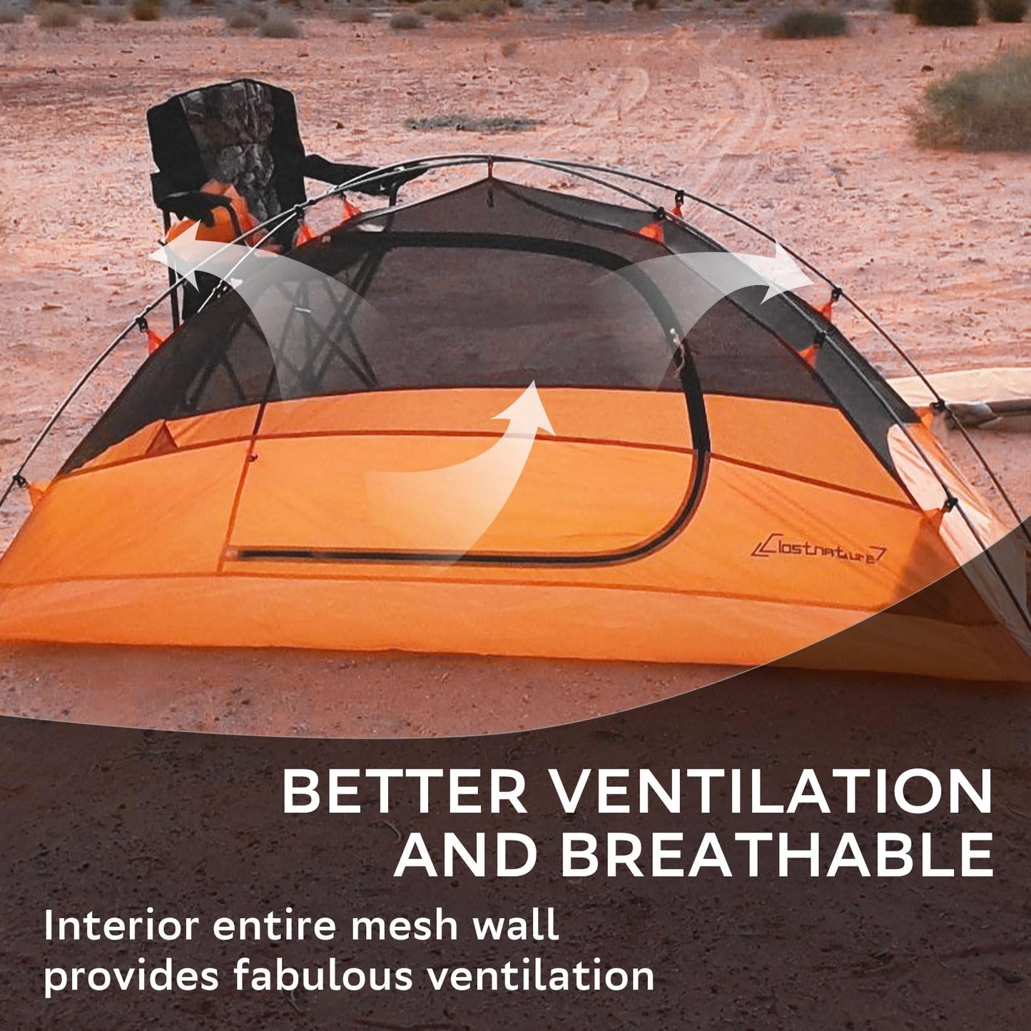 Clostnature Crux 1 Person Tent for Backpacking - Ultralight One Person Backpacking Tent, Hiking Tents for One Man, Solo, Single Person