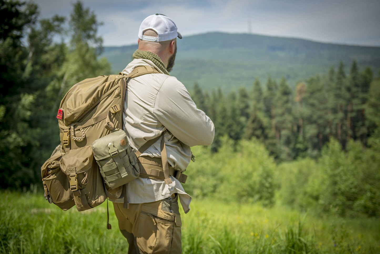 Helikon-Tex Bushcraft Line, E & E Pouch Brown Grey