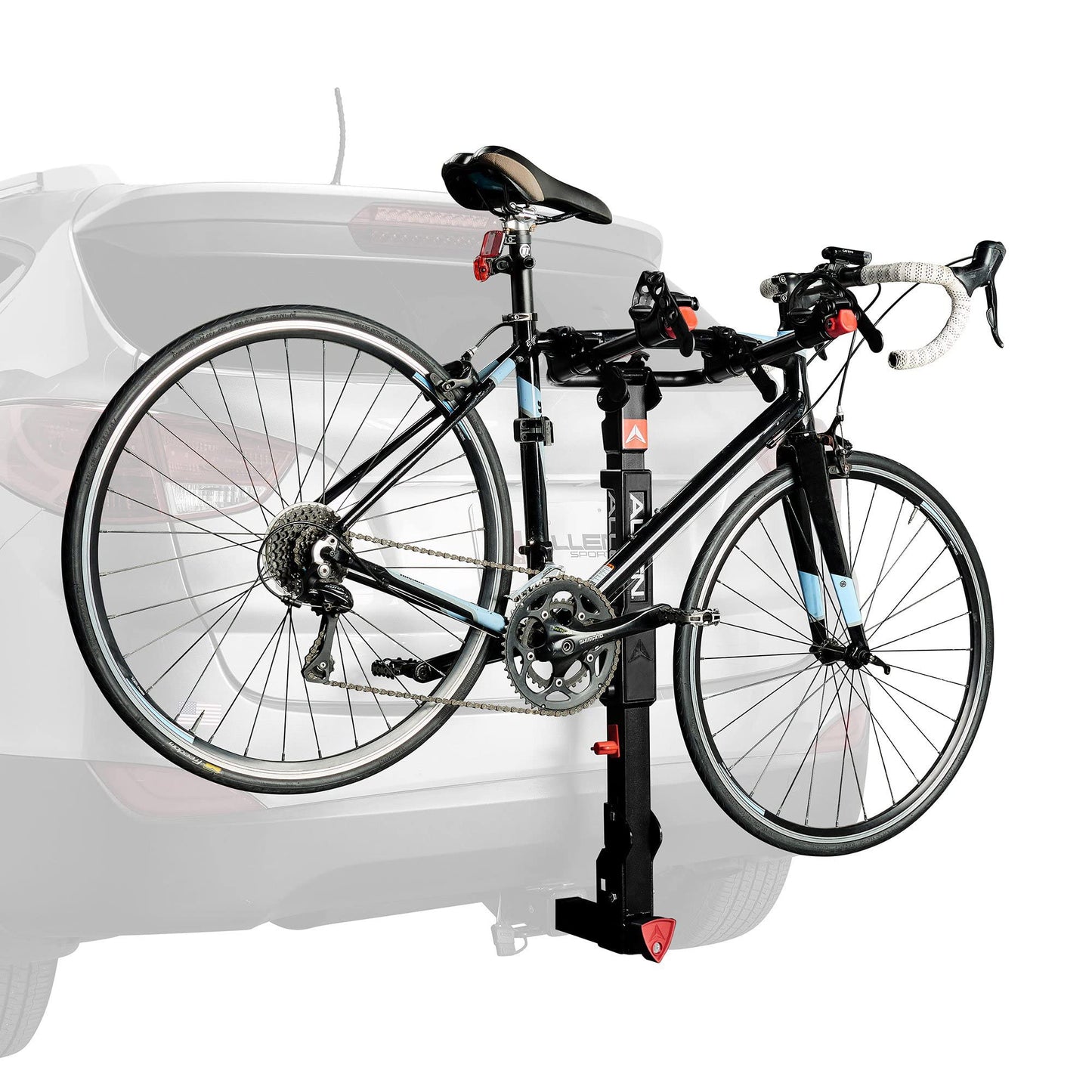 Allen Sports High Capacity Locking Premier 2-Bike Model for Electric Bikes, Model QR520EB, Black, (QR520-EB)