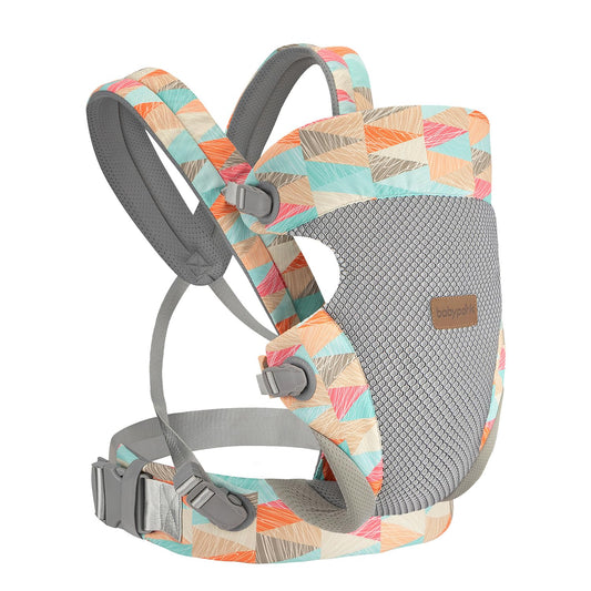 BABYPARK 3-in-1 Baby Carrier Newborn to Toddler - Ergonomic(7.5-45lbs),Cozy Baby Carrier,Enhanced Lumbar Support,Easily AdjustableLightweight & Breathable Child Carrier (Geometry)