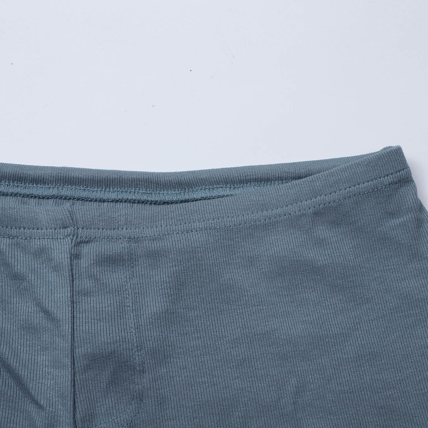 MYNKYLL Summer New Men's Thread Solid Color Sexy Tight Shorts Sports 3/4 Pants H and M (A2-Purple, XXXL)