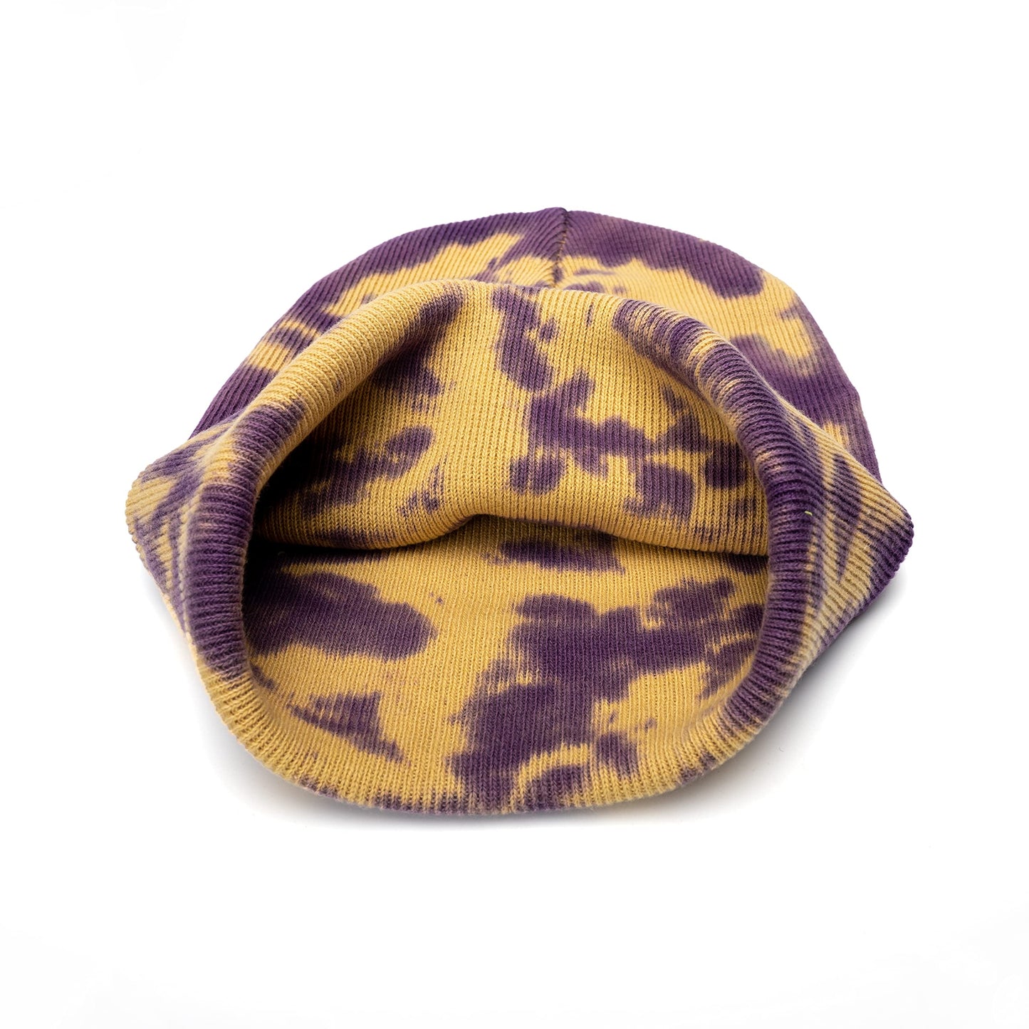Twitch Logo Beanie - Purple Tie Dye