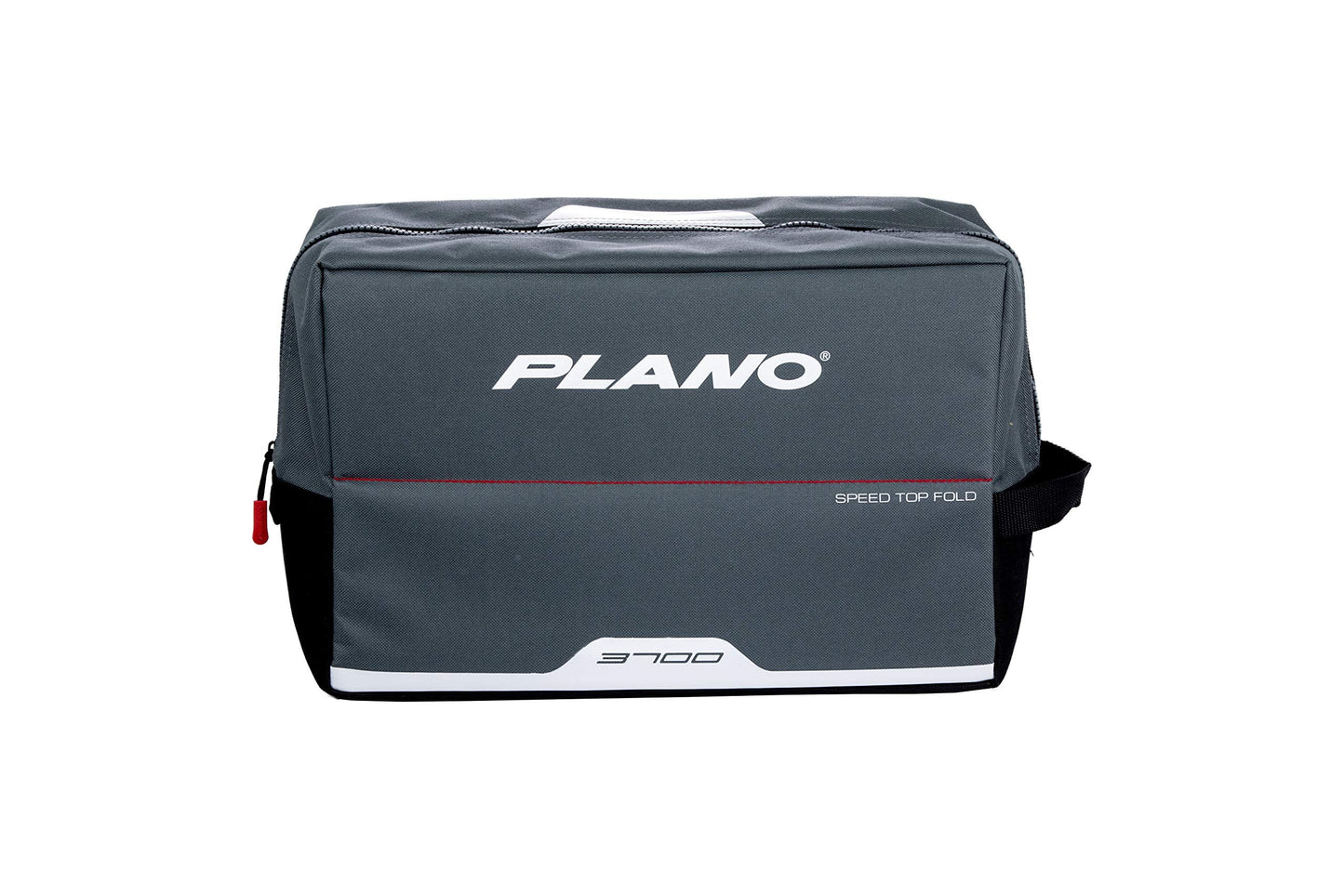 Plano Weekend Series 3700 Fold-Down Speedbag, Gray Fabric, Includes 2 3700 Stowaway Utility Boxes, Fishing Tackle Soft Storage Bag, MOLLE Attachment Panel