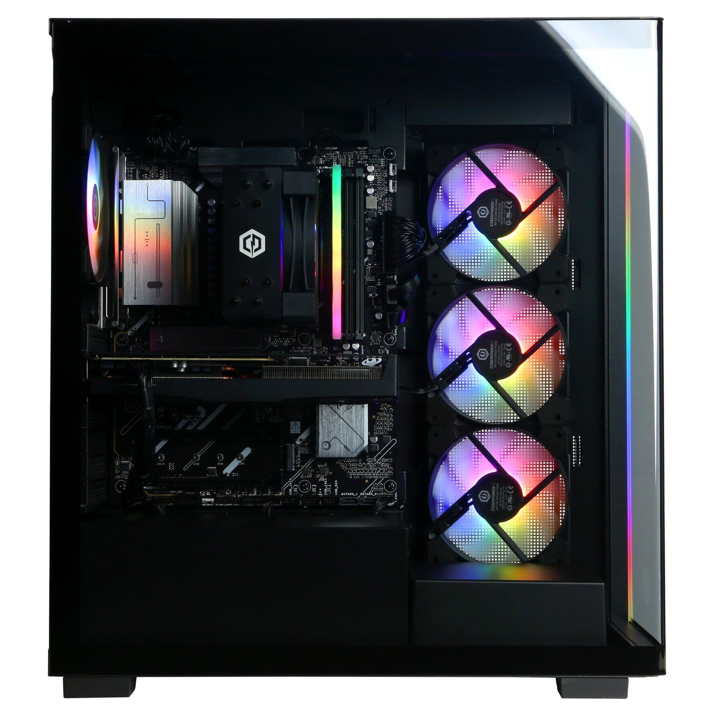 CyberPowerPC Gamer Master Gaming PC, AMD Ryzen 7 8700F 4.1GHz, GeForce RTX 5060 Ti 8GB, 16GB DDR5, 1TB PCIe 4.0 SSD, WiFi Ready & Windows 11 Home (GMA2900A2)