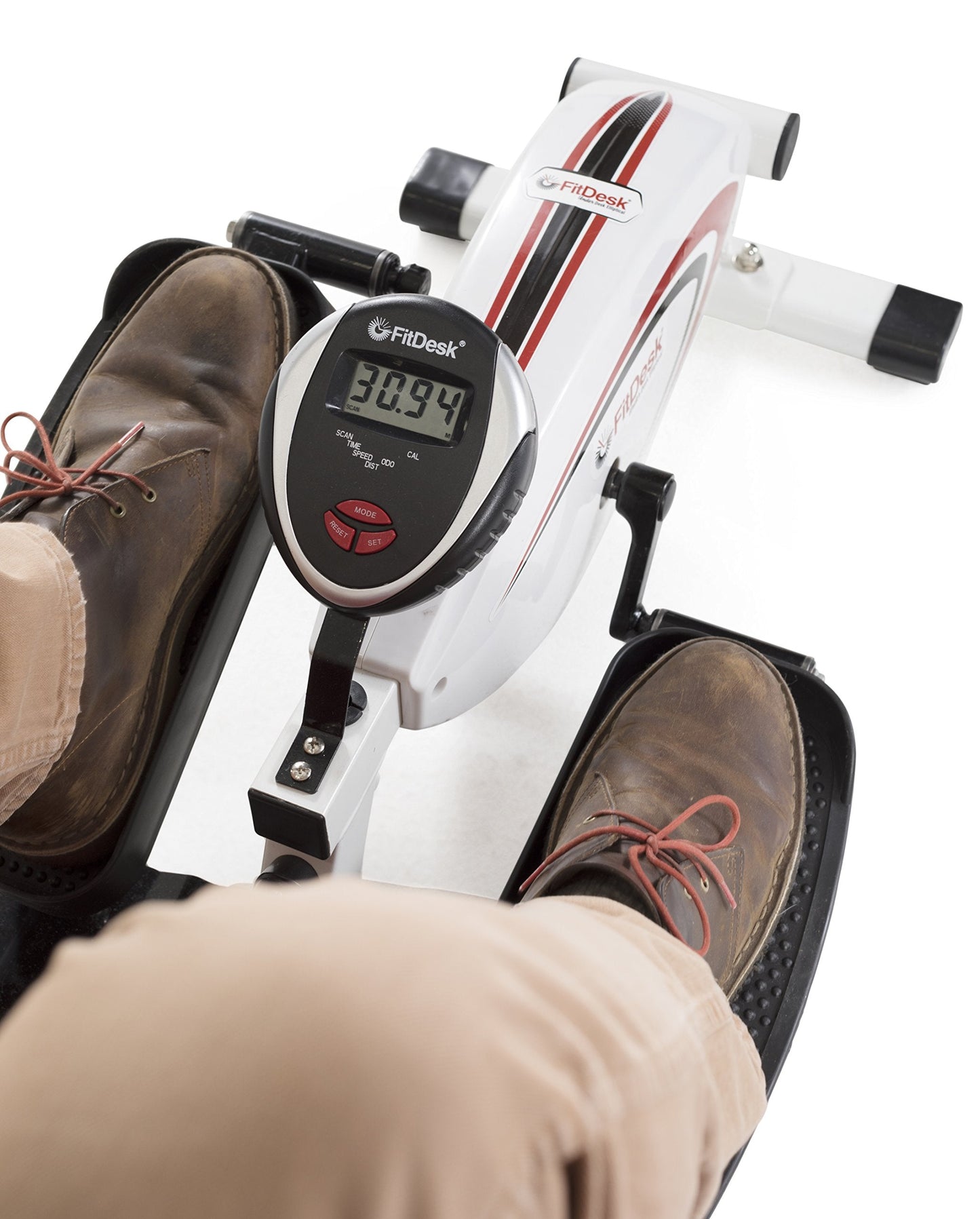 FitDesk Under Desk Elliptical Trainer - Elliptical Bike Pedal Machine for Home Use or Office