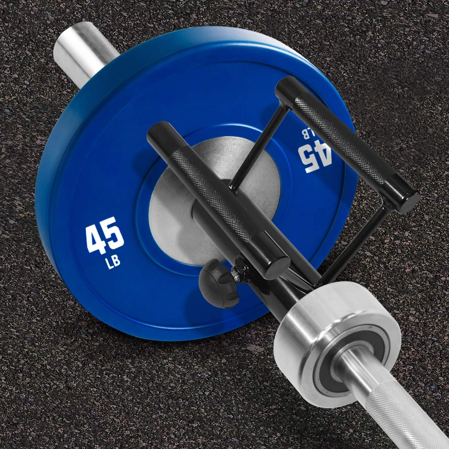 Yes4All Landmine Double D Row Handle/Landmine Handle Attachment with Diamond Knurled Handles – Double D Landmine Handle Fits 2-inch Olympic Bars