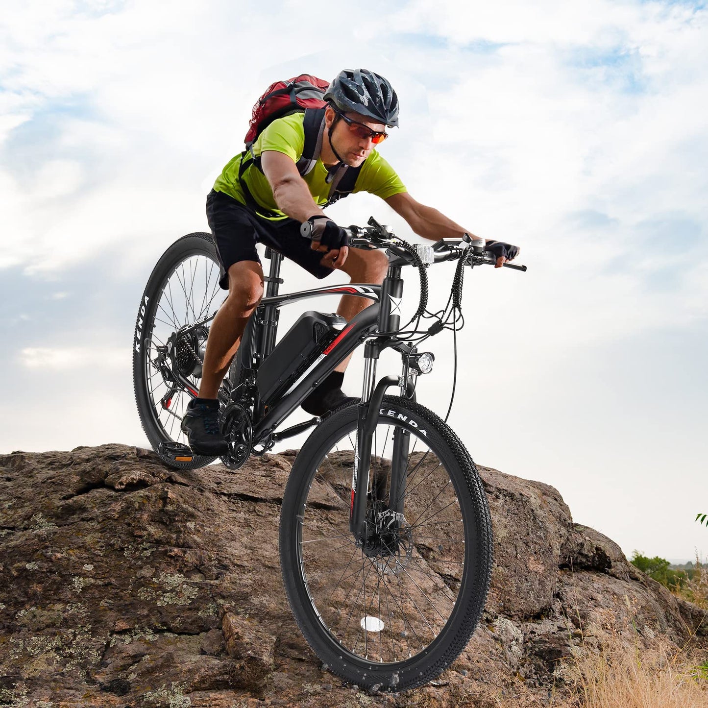 PEXMOR Electric Bike for Adults, 500W Ebike 48V 13AH Removable Battery Adults Electric Bicycle, 20MPH 50Miles 27.5" Electric Mountain Commuter Bike, 21 Speed, Lockable Suspension Fork …