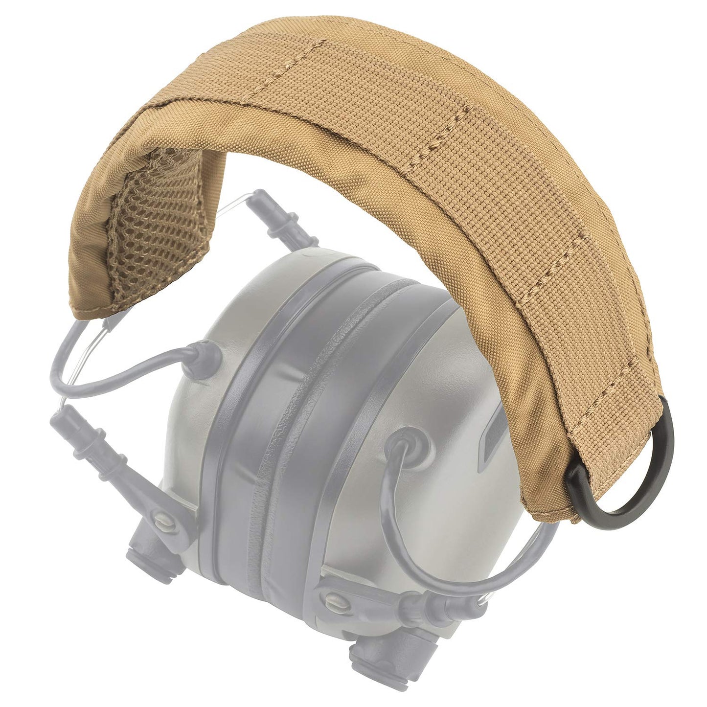 OPSMEN Headband Advanced Modular Headset Cover Fit for All General Tactical Earmuffs Accessories Upgrade Bags Case Desert(TN)