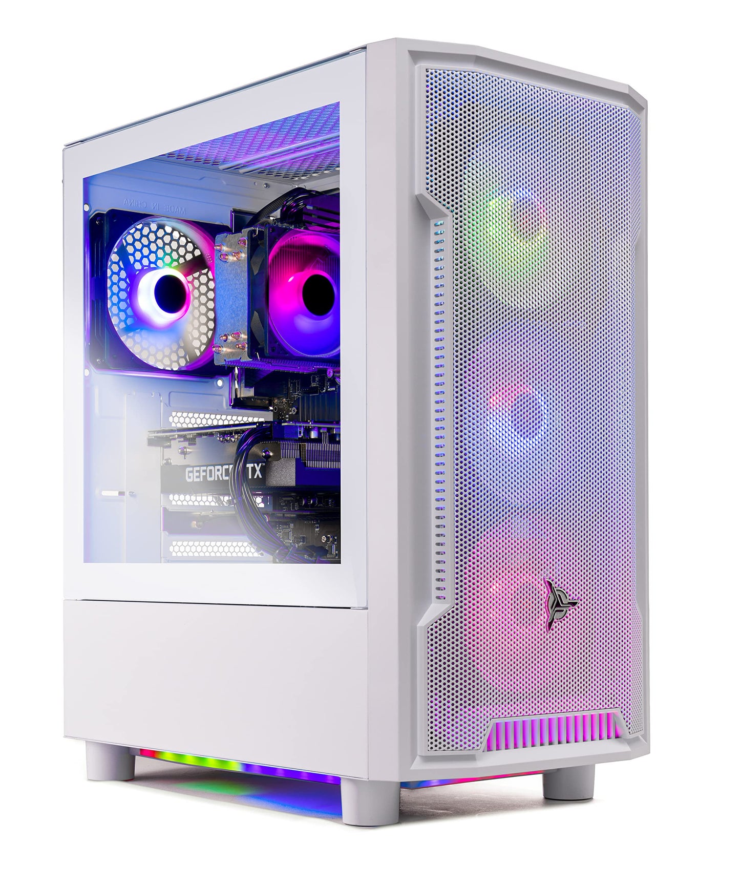 Skytech Gaming Archangel Desktop PC, Ryzen 5 7600X 4.7 GHz (5.3GHz), NVIDIA RTX 4060 8GB, 1TB NVMe SSD, 16GB DDR5 RAM 6000, 650W Gold PSU, Wi-Fi, Win 11
