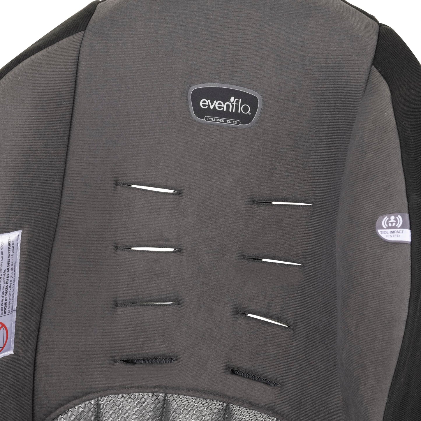 Evenflo Tribute LX Convertible Car Seat – Compact Convenience for On-the-Go Families, Saturn Gray