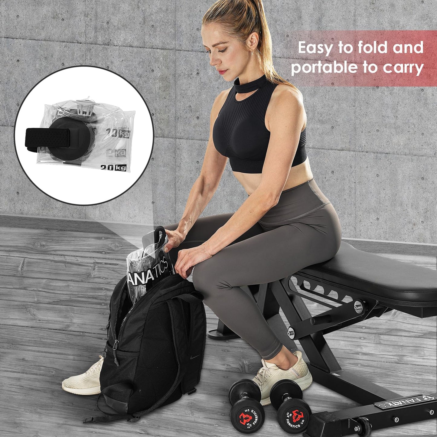FANATICS Aqua Bags Training Power Bag Water Sandbag with Water Weight, Adjustable Water Filled Weight Balance Trainer, Sandbag Kettlebell Alternative Portable Strength Training Equipment