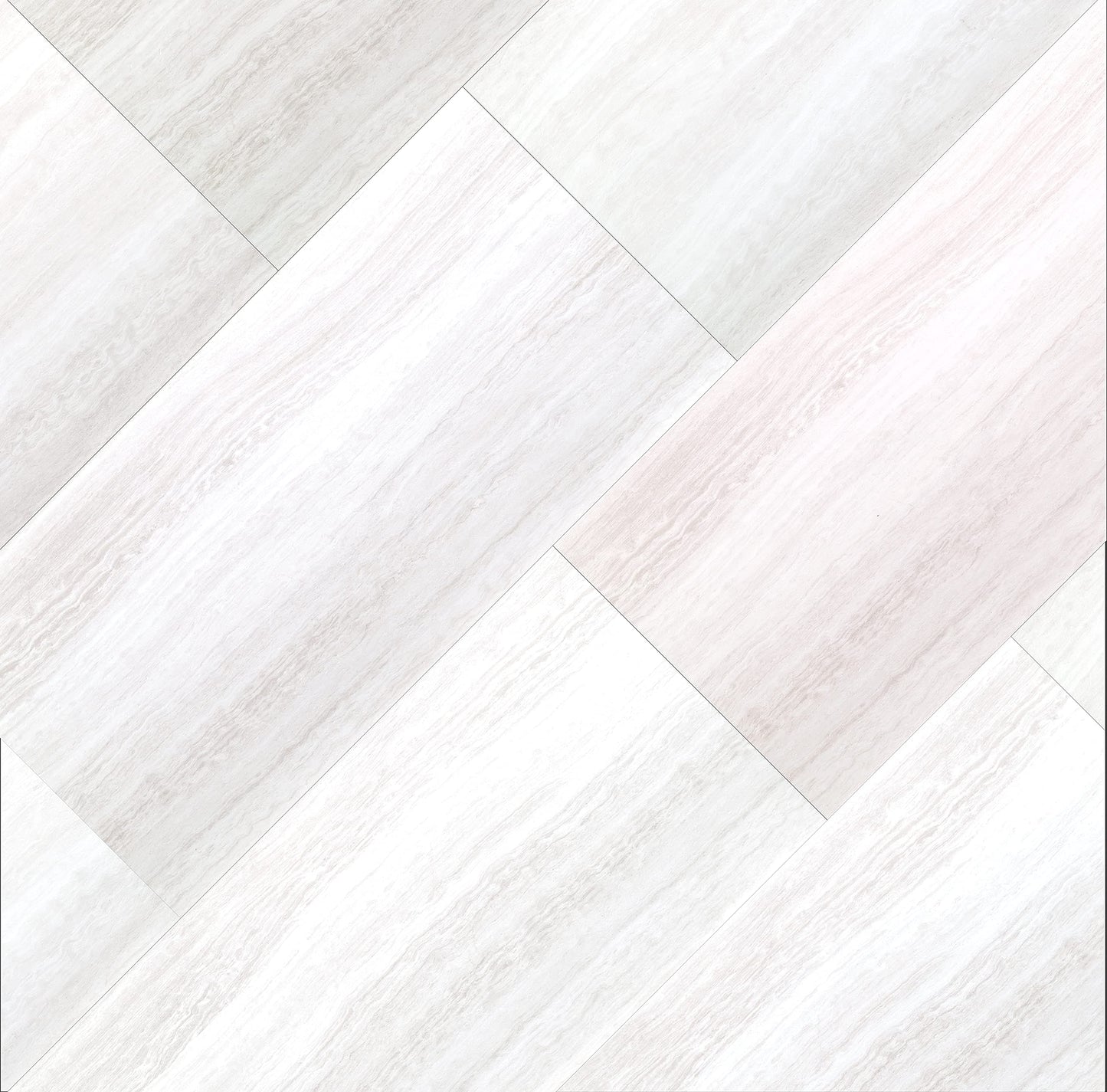 MSI AMZ-LVT-0174P 7 inch x 48 inch Luxury, Rigid Core Planks, Tile, Click Lock Floating Floor, Waterproof LVT Vinyl, 11.81" W x 23.62 L X 5mm T, White Ocean White-Cool, 1278 Square Feet