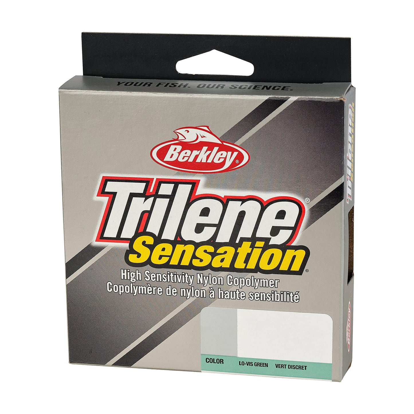 Berkley Trilene® Sensation, Low-Vis Green, 12lb | 5.4kg Monofilament Fishing Line, Suitable for Freshwater Environments