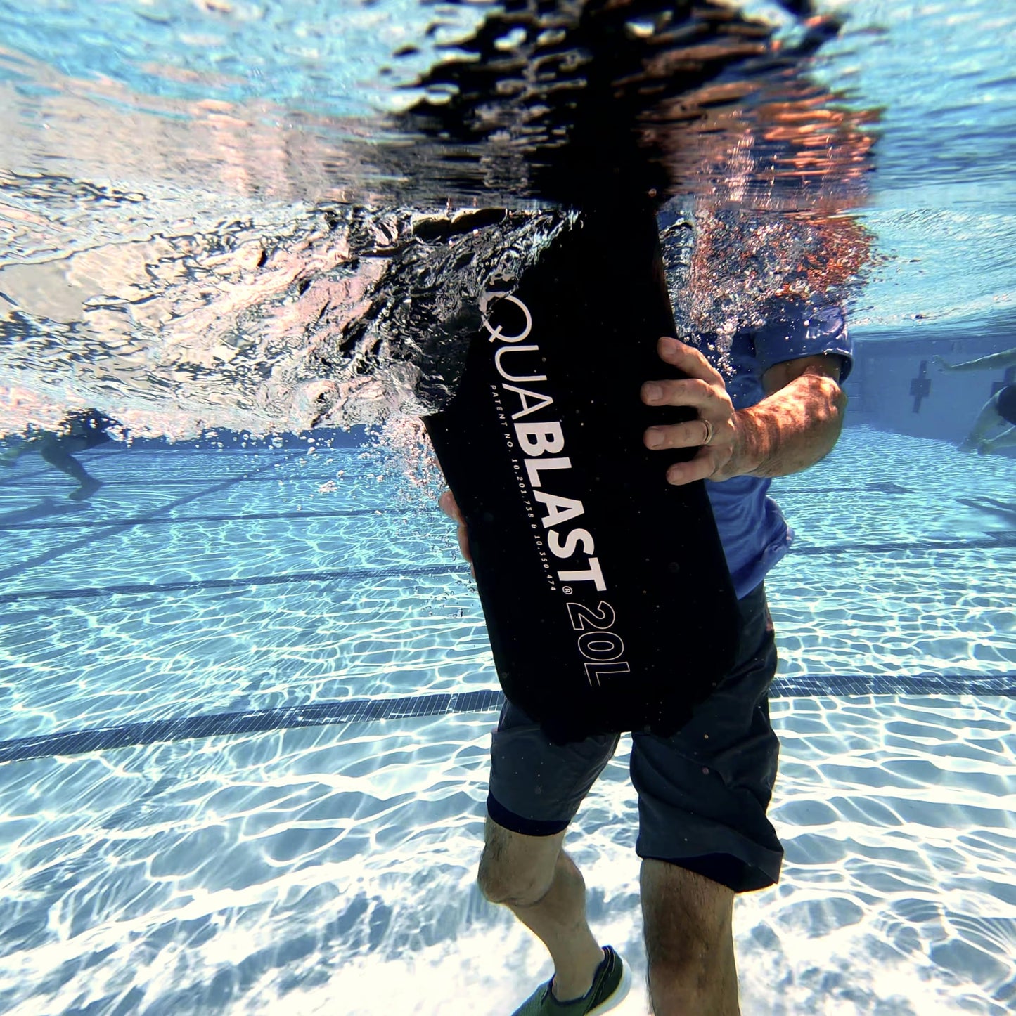 AquaBLAST 20-Liter V2 Portable Fitness & Punching Bag & Water Exercise Equipment for Pools for Total-Body, Low-Impact Workouts, Pool Exercise Equipment, Sets Up in Seconds, Aquatic Exercise Equipment