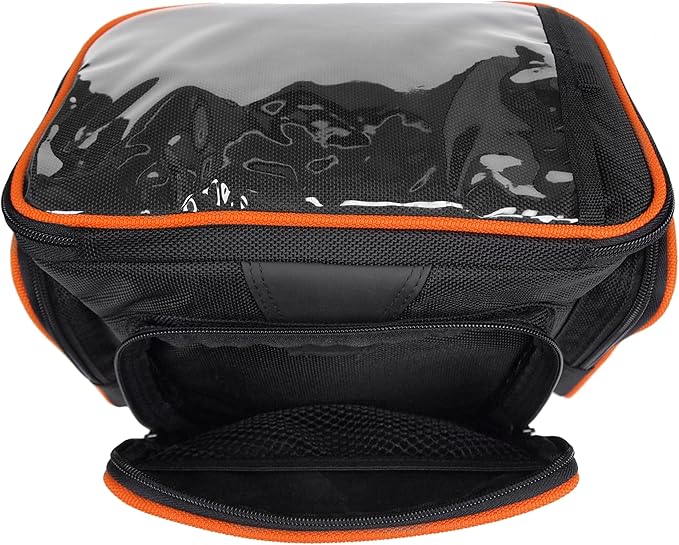 Ibera Bike Handlebar Bag for Camera Equipment, Clip-on Quick Release Bicycle Bag with Rain Cover and Map Sleeve