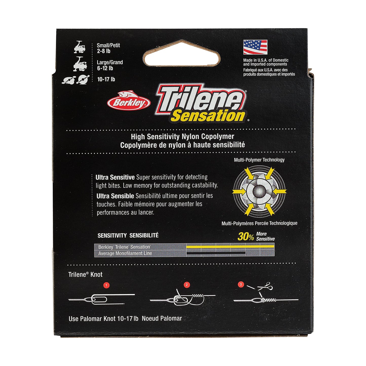 Berkley Trilene® Sensation, Low-Vis Green, 12lb | 5.4kg Monofilament Fishing Line, Suitable for Freshwater Environments