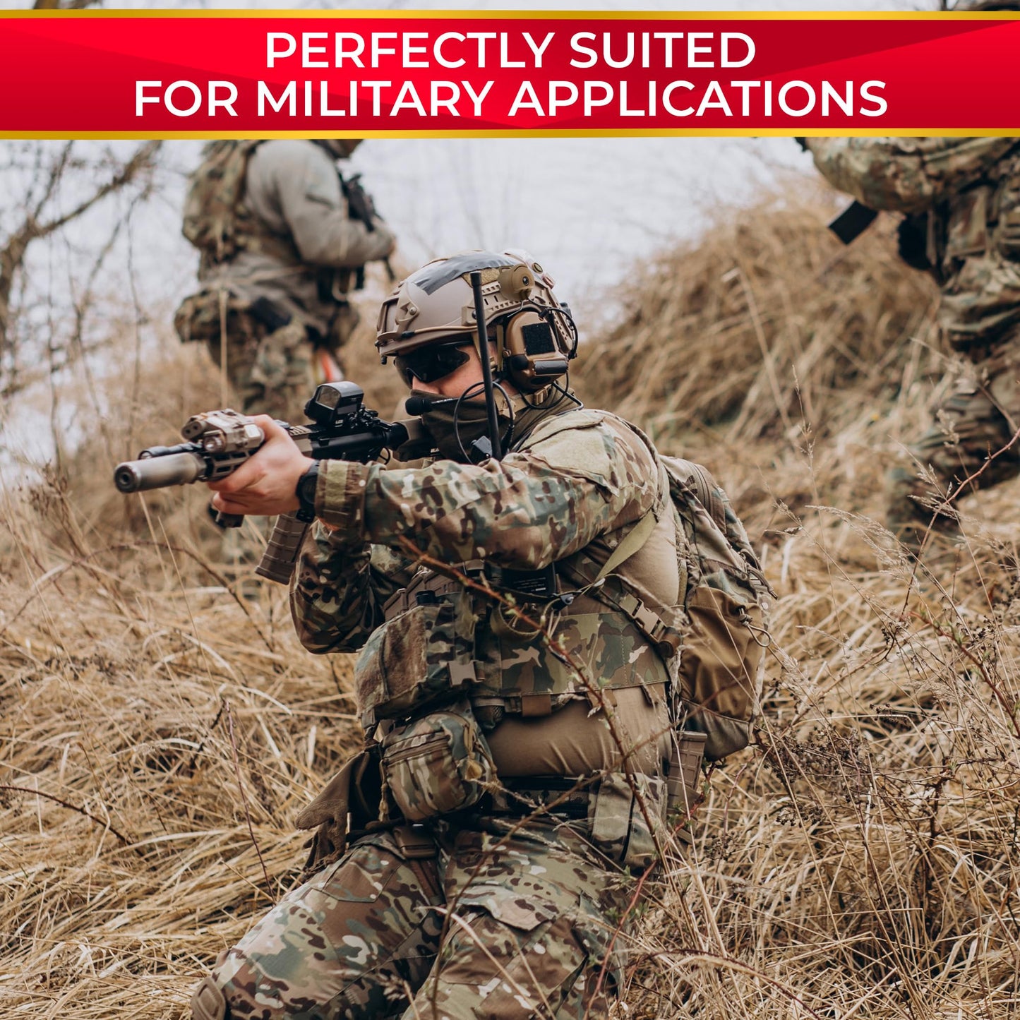 Peltor Comtac I & II Peltor Arc Rail Adapter - Arc Rail Headset Adapter Tactical Helmet Rail Suspension Mount Version for Airsoft Activities Ear Protection Peltor Helmet Mount