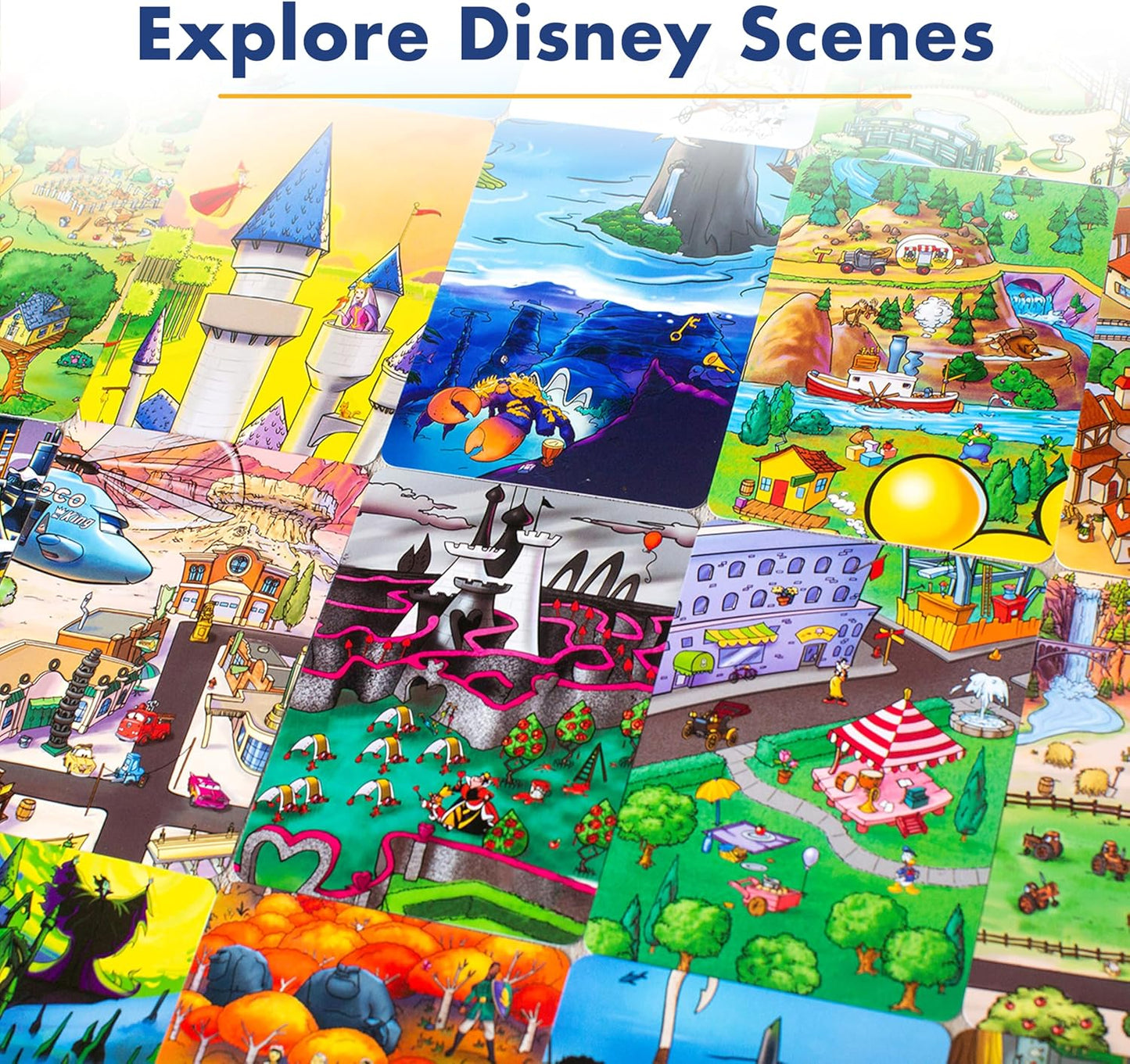 Ravensburger Eye Found It World of Disney Card Game - Fun and Educational Spot It for Toddlers, Preschoolers, Boy and Girls Ages 3-8 - Family-Friendly for Endless Fun