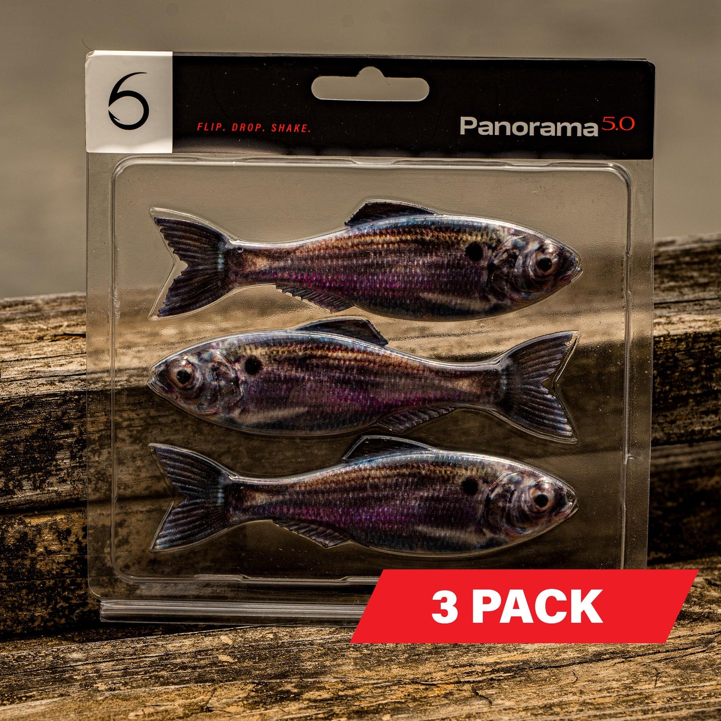 6th Sense Panorama Soft Plastic Lure – Realistic Forage Imitation, Versatile Rigging, Fluid Movement, Premium Paint Schemes