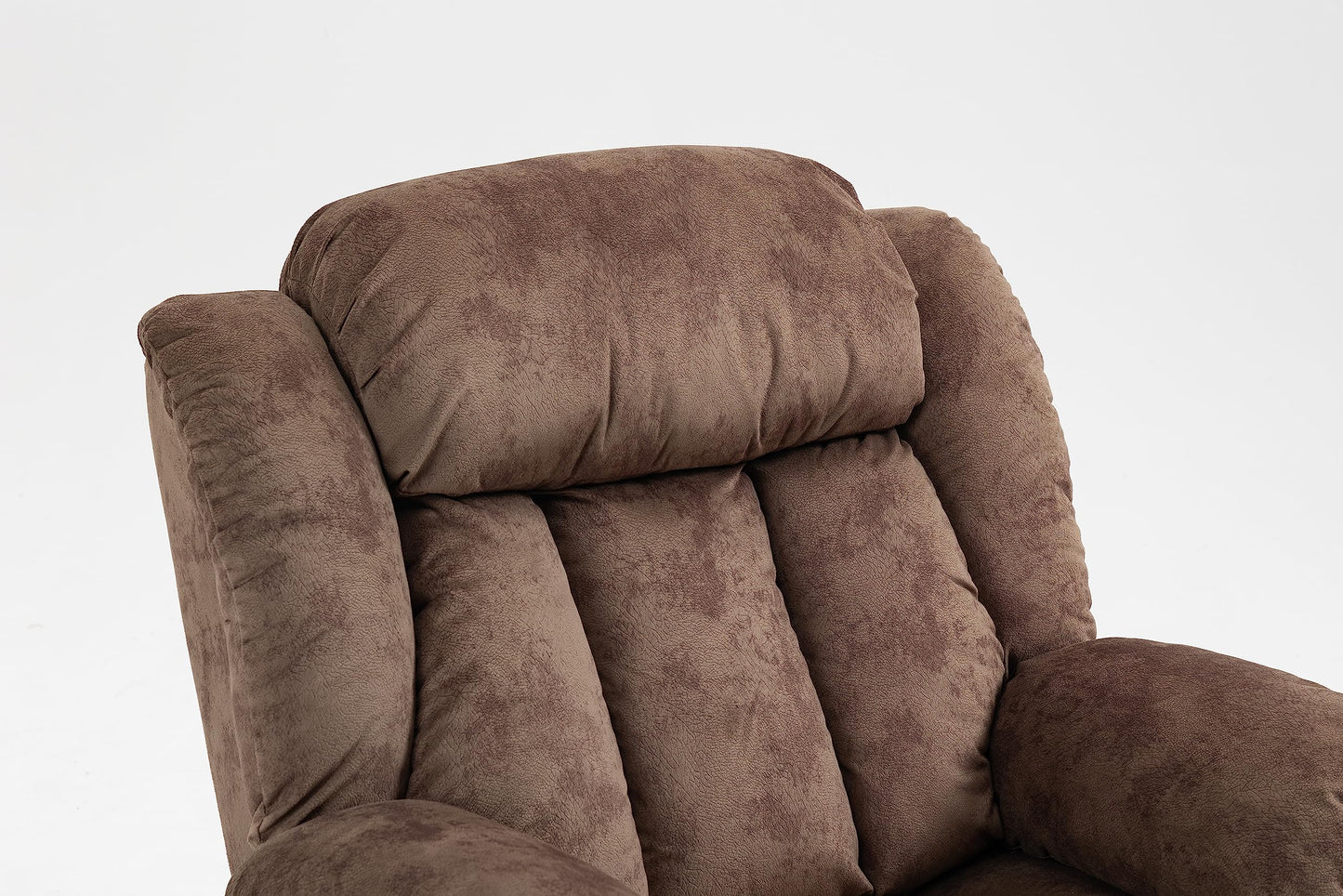 ERYE Electric Power Lift Recliner Chair for Elderly with Massage and Heat, Velvet Upholstery Infinite Positions Adjustable Large Size Armchair W/ 2 Remote Controllers & Side Pockets for Living Room
