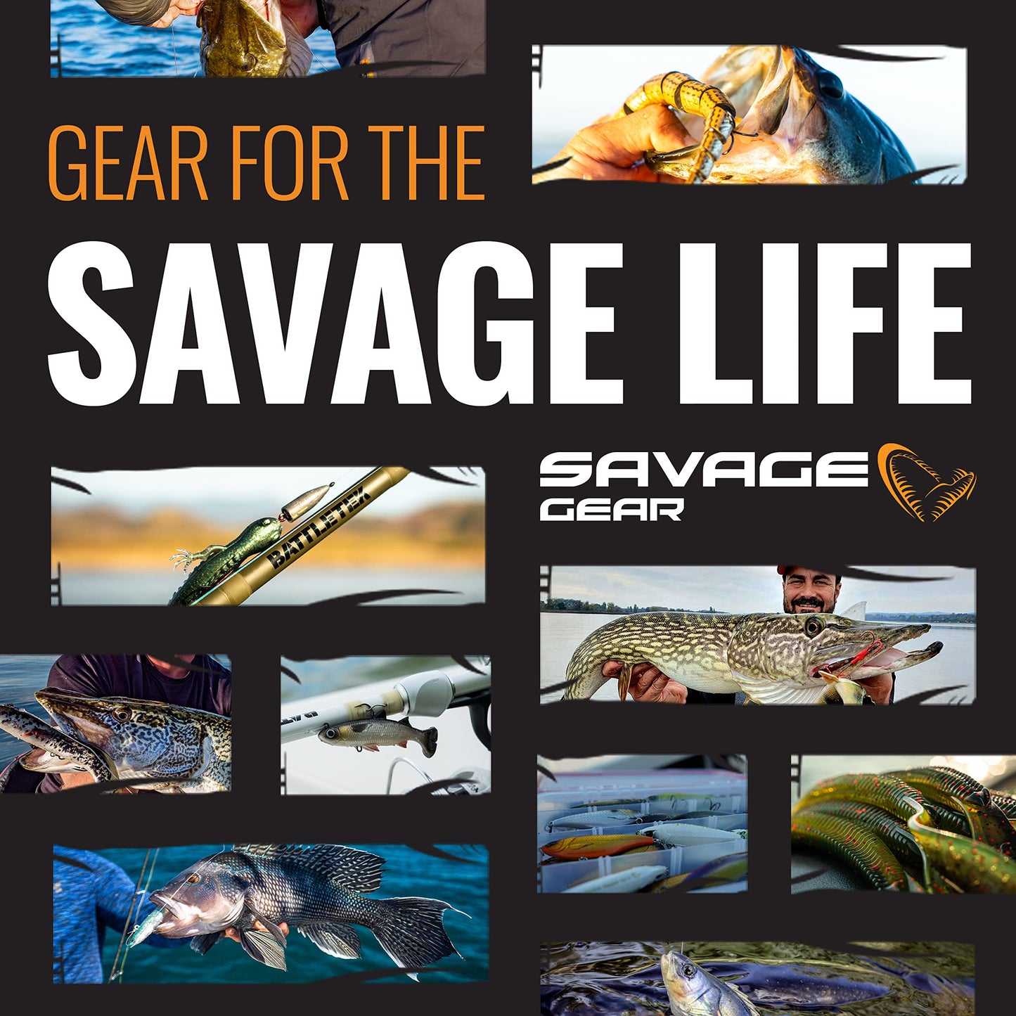 Savage Gear 3D Wake Snake Fishing Bait, 2 oz, Green Snake, Realistic Contours, Colors & Movement, Durable Construction, Versatile Rigging Options, Dual Treble Hook Configuration
