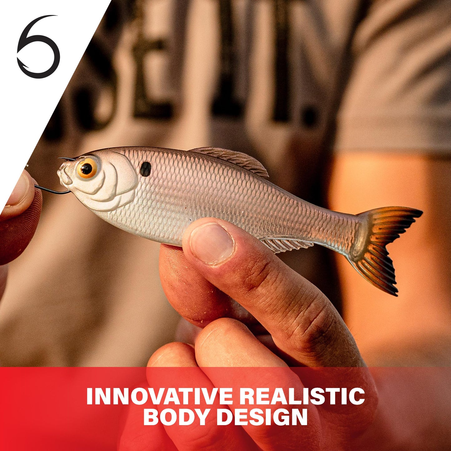 6th Sense Panorama Soft Plastic Lure – Realistic Forage Imitation, Versatile Rigging, Fluid Movement, Premium Paint Schemes