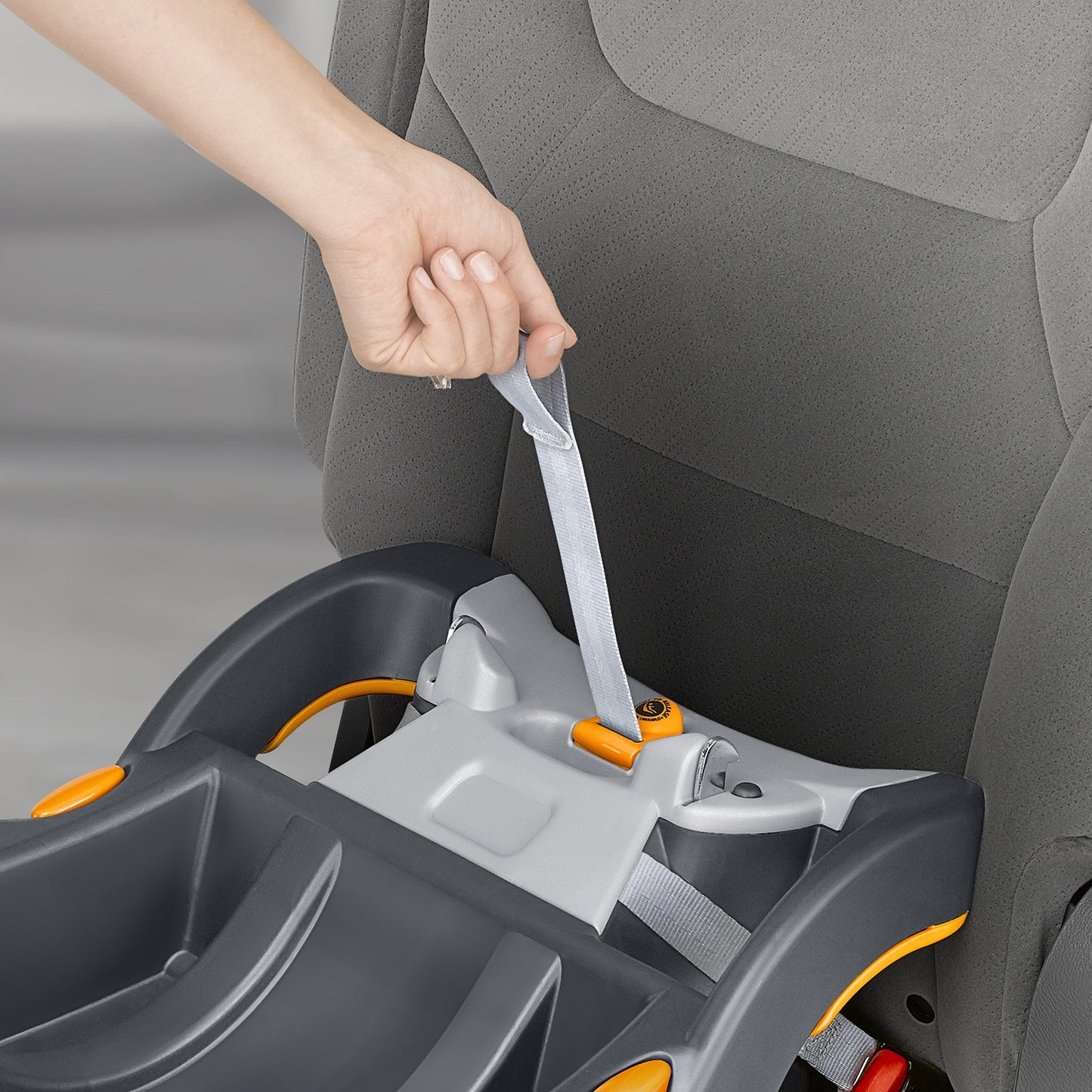Chicco KeyFit Infant Car Seat Base, Stay-in-Car Base, Compatible with Chicco KeyFit 30 Car Seats | Anthracite/Grey