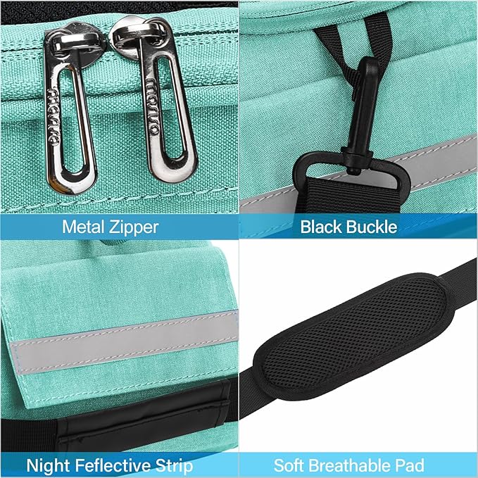 MOSISO Bike Rack Bag, Waterproof Bicycle Trunk Pannier Rear Seat Pouch Cycling Bike Carrier Backseat Storage Luggage Saddle Shoulder Bag