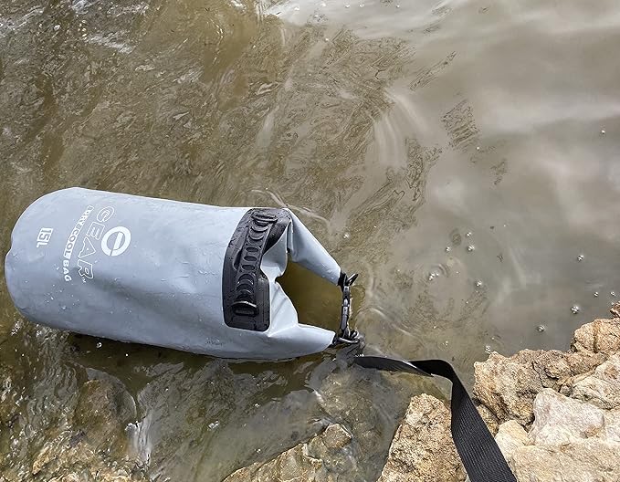 Insulated Dry Bag Floating Cooler – 10L / 15L / 25L Roll Top, Leak Proof, Waterproof, Collapsible, with Padded Shoulder Strap - Perfect for Kayaking Fishing Beach