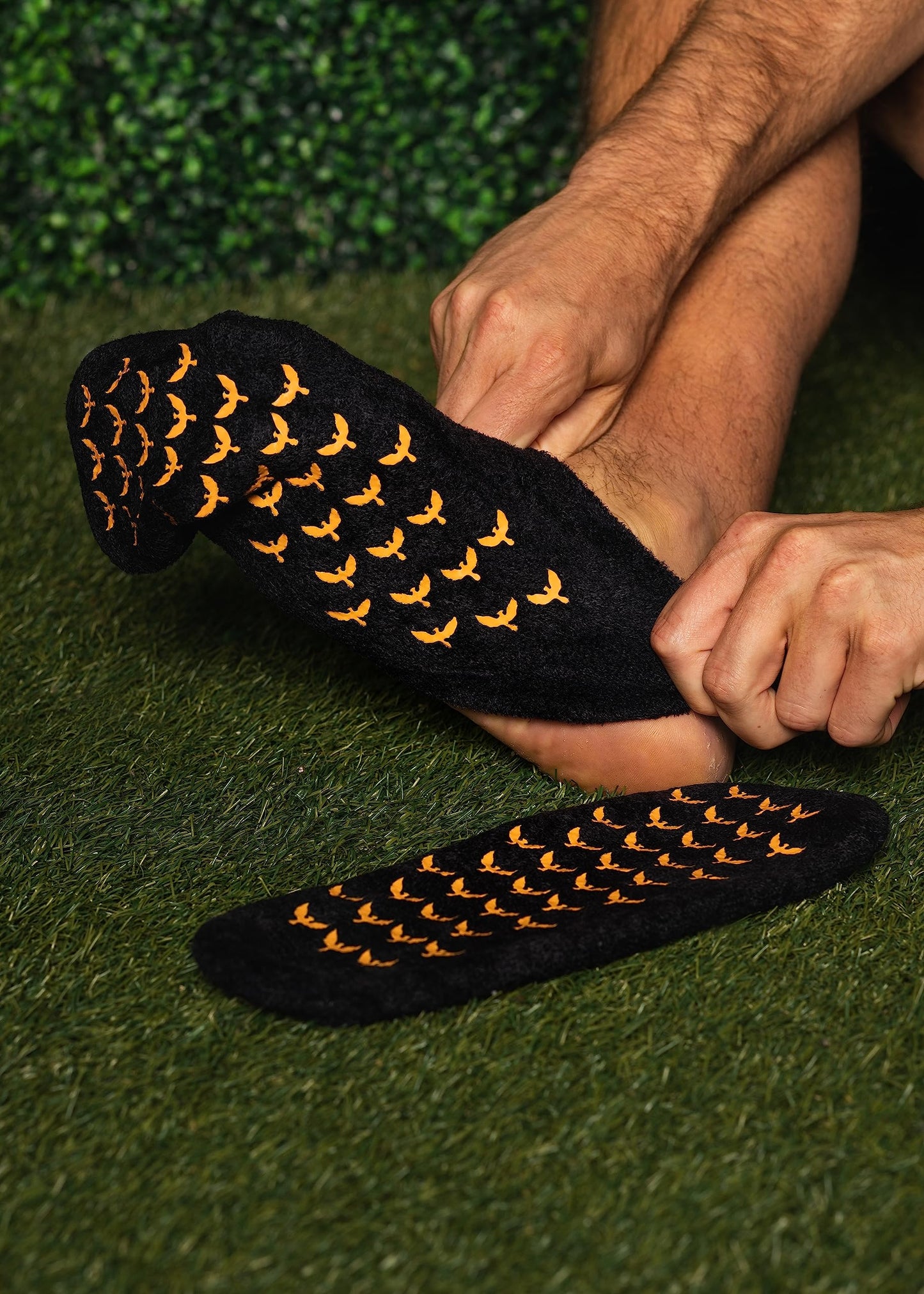 Moisturizing Gel Socks for Men - Extra Large - 2 Pairs - with Shea Butter - Paraben Free - Reuseable Moisturizing Socks - Phoenix Foot Peel™