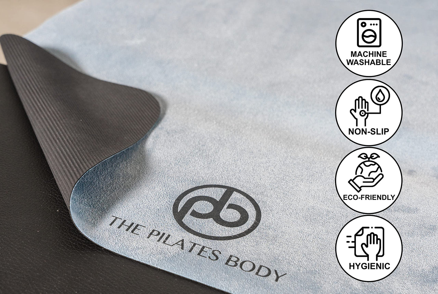 Pilates Body Pilates Reformer Mat – Fits Merrithew, Allegro, Balanced Body, Aeropilates Pilates Reformers – Clean, non-slip, sweat-wicking mat towel- Reformer Accessories – Pilates Equipment